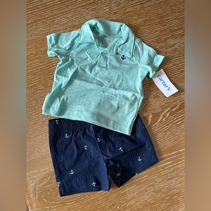 Carters shirt and shirt set